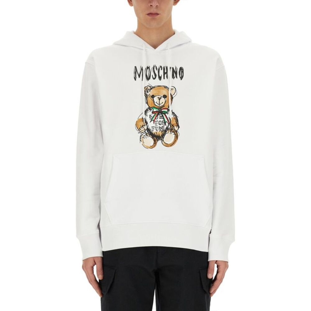 Moschino Men Teddy Print Sweatshirt